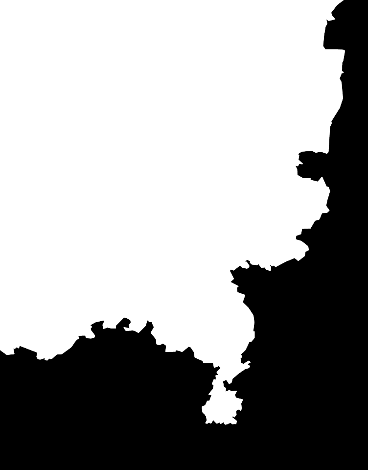 Google map silhouette