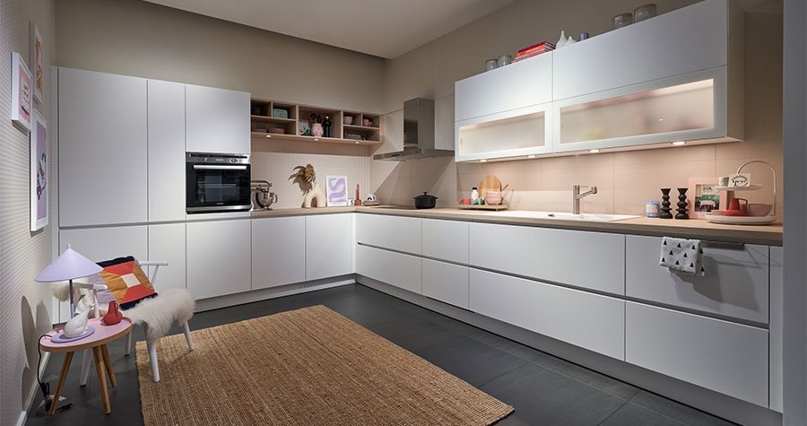 Witte hoekkeuken | Gennu