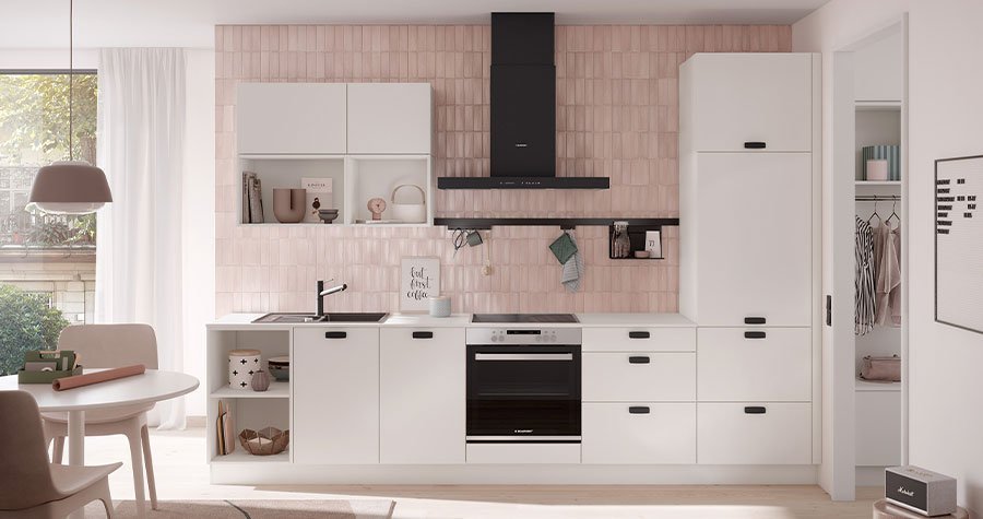 Rechte concept130 keuken voor sociale huurwoning | Gennu